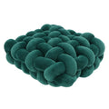 Axyaa Knotted Square Cushion: Nordic Aesthetic Stuffed Pillow for Office Chair Decor and Sleep