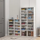 Axyaa Heavy Duty Shoe Storage Box Organizer for Entryway, 9 Tiers Stackable Cabinet