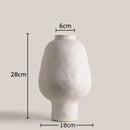 Axyaa Ceramic Vase with Artificial Flowers Desk Decoration Aesthetic Floral Vases