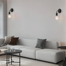 Axyaa Nordic Minimalist E27 Wall Lamp for Living Room, Bedroom, Hallway - Modern Style