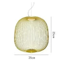 Axyaa Wrought Iron Decorative Pendant Light for Restaurant Villa Bar Living Room