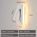 Axyaa USB Wall Wash LED Bed Light with Adjustable Spotlight