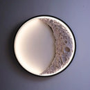 Axyaa Moon Wall Lamp: Modern LED Corridor Lighting for Living Room & Bedroom Decor