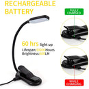 Axyaa Rechargeable 7 LED Reading Light with Warm Cool White Daylight