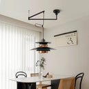 Axyaa Retro Disc Pendant Lamp for Dining Room, Bar Counter, and Study