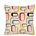 Geometric Pattern Pillow Covers by Axyaa for Sofa, Bedroom, Car - Digital Print, Stylish