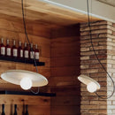 Axyaa Modern Circular Magnetic Pendant Lights for Living Room & Bedroom