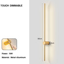 Axyaa 360° Rotatable LED Wall Sconce, Touch Dimmable & Adjustable Brightness