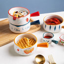 Axyaa Ceramic Kitchen Set: Sauce Boat, Finger Bowl, Pouring Pot, Guiding Bowl. Oven-Safe.