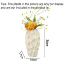 Axyaa Ceramic Vase Fruit Storage Jar Floral Arrangement Porcelain Nordic Decor