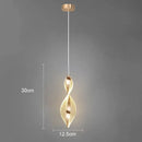 Axyaa Geometric Acrylic Pendant Light for Modern Home Decor and Lighting