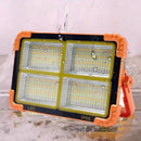 Axyaa Portable Solar LED Flood Light for Camping & Repair, USB Rechargeable Waterproof Lamp