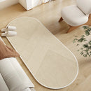 Axyaa Thick Line Oval Bedside Carpet 2024 - Non Slip French Japanese Style Rug