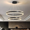 Axyaa Circular Ring Chandelier – Minimalist High-End Style Dining Room Living Room Light