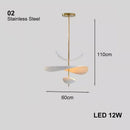 Axyaa Art Flower Chandelier for Modern Minimalist Restaurant and Bar Counter