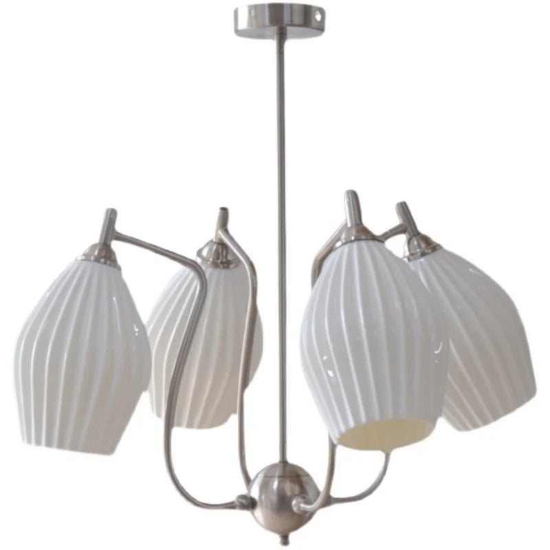 Axya Ceramic Art Chandelier: Simple Italian Aesthetic for Living & Dining Rooms