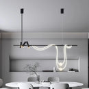 Axyaa Modern Silica Gel Tube Designer Chandelier for Home Decor
