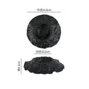 Axyaa Ceramic Stone Pattern Dessert Plate Set