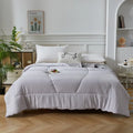 Axyaa Antibacterial Wrinkle Yarn Washed Cotton Fleece Summer Quilt