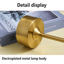 Axya Portable LED Desk Lamp Brass Night Light Industrial Style