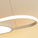 Axyaa Elliptical Pendant Lights: Modern Minimalist Lighting Fixtures for Home and Office