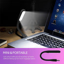 Axyaa USB LED Mini Night Light with Flexible Gooseneck for Eye Care Reading