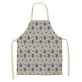 Axyaa Green Plant Style Apron for Adults and Kids