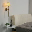 Axyaa Boho Rattan Geometric Wall Lamp Shade for Home Decor.