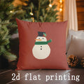 Axyaa Christmas Fun Pillow Covers for Sofa Bedroom Car Cushion Decor