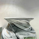 Axyaa Chinese Ink-wash Glass Vase: High-end Decor for Living Room & Dining Table