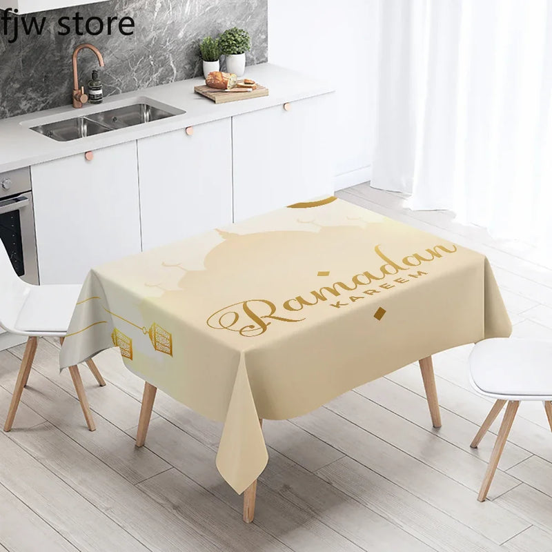 Axyaa Ramadan Kareem Mosque Theme Tablecloth