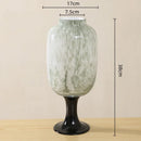 Axyaa Glass Vase with Dot Texture - Senior Art Bottle for Home Decoration