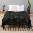 Axyaa Black Pomeranian Throw Blanket: Soft, Fluffy, and Beautiful Sofa Quilt Blanket