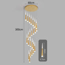 Axyaa Modern LED Pendant Chandeliers for Living Room Staircase Hanging Light