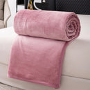 Axyaa Cartoon Pattern Flannel Blanket: Cozy Soft Plush Lightweight Throw for Sofa