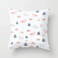 Axyaa Flamingo Pattern Cushion Cover 45*45cm