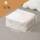 Axyaa PEVA Translucent Storage Bag Organizer for Clothes Blanket Quilt Sweater