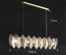Axyaa Modern LED Pendant Chandelier for Bedroom and Dining Room