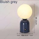 Axyaa Tricolored LED Ball-on-cylinder Rechargeable Lamp Touch Desk Light