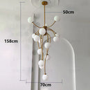 Axyaa LED Pendant Chandeliers for Living Room Staircase Modern Home Decor Lighting