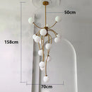 Axyaa Modern LED Pendant Light Chandeliers for Living Room in Stylish Indoor Lighting