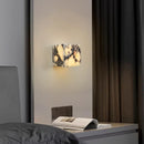Axyaa Nordic Marble LED Wall Light Sconce for Bedroom Living Room Hallway