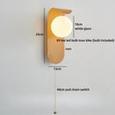 Axyaa Glass Ball LED Wall Lamps - Bedroom Staircase Mirror Light