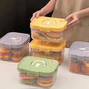 Axyaa Clear Bread Box Container: Large Capacity Airtight Crisper for Kitchen Storage