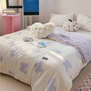 Axyaa Cotton Jacquard Blanket Quilt | Thick Winter Blanket | Multi-functional & Cozy