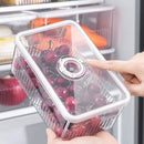 Axyaa Fridge Organizer Food Storage Containers Fresh Fruit Baskets Refrigerator Kitchen Organizer