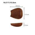 Axyaa Handwoven Bread Storage Basket with Double Handle: 5 Styles for Fruit Tray & Sundries Organizer