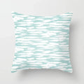 Modern Geometry Print Pillow Case for Home Decor by Axyaa - Mint Green Pillow Cover