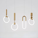 Nordic Waterproof LED Pendant Light for Bedroom, Bathroom, and Entrance by Axyaa