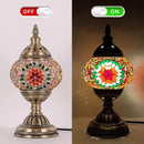 Axyaa Handmade Glass Mosaic Table Light for Home and Hospitality Settings